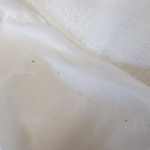 Indikah Romper Size Medium White Spaghetti Strap Cotton Blend By Angel Biba New - Picture 12 of 16